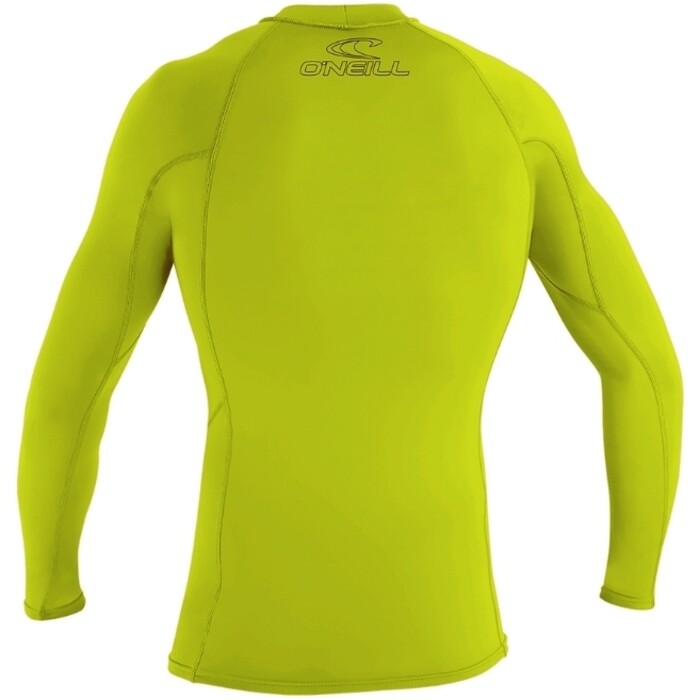 2024 O'Neill Youth Basic Skins Chaleco De Lycra De Manga Larga 3346 - Lime